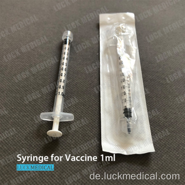 Impfstoffspritze ohne Nadel -Luer -Schloss